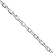 Sterling Silver 20 inch 7.50 mm Elongated Open Link Chain Necklace