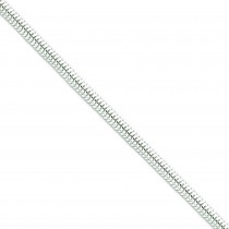 Sterling Silver 18 inch 5.00 mm  Snake Collar Necklace