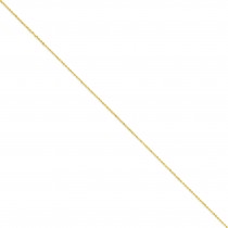 14k Yellow Gold 14 inch 1.10 mm  Ropa Choker Necklace