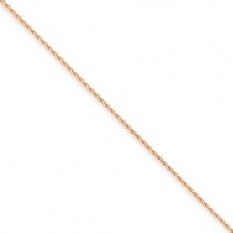14k Yellow Gold 16 inch 0.80 mm Diamond-cut Spiga Choker Necklace