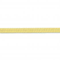 14k Yellow Gold 7 inch 6.50 mm Silky Herringbone Chain Bracelet