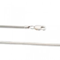 Sterling Silver 16 inch 1.75 mm  Snake Choker Necklace