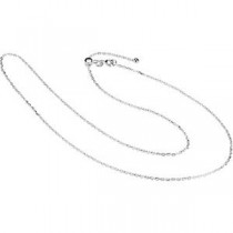 Sterling Silver 22 inch 0.75 mm Snake Chain Necklace