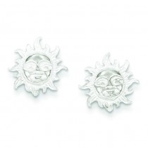 Sun Mini Earrings in Sterling Silver