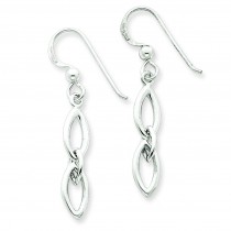 Fancy Dangle Earrings in Sterling Silver
