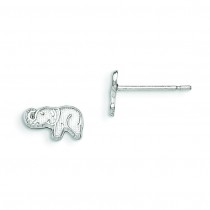 Elephant Mini Earrings in Sterling Silver