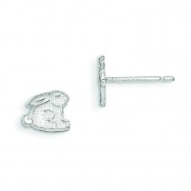 Bunny Mini Earrings in Sterling Silver