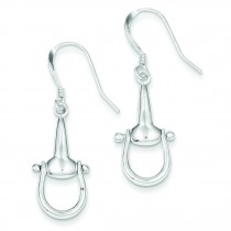 Stirrup Dangle Earrings in Sterling Silver