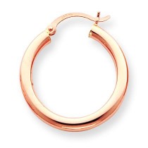 Hoop Earrings in 14k Rose Gold