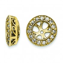 Diamond Earrings Jacket in 14k Yellow Gold (0.33 Ct. tw.) (0.33 Ct. tw.)