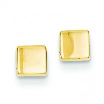 Square Post Ear in 14k Yellow Gold