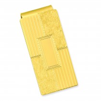 Coat of Arms Hinged Money Clip in Non Metal