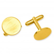 Round Cuff Links in Non Metal
