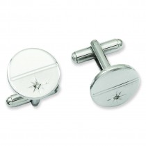 .01 Ct. Florentined Cuff Links in Non Metal