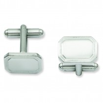 Rectangle Cuff Links in Non Metal