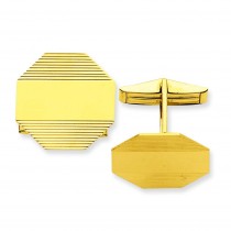 Cuff Links in 14k Yellow Gold