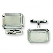 Cuff Links in Stainless Steel