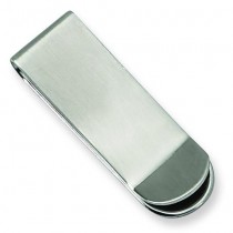 Brushed Money Clip in Stainless Steel