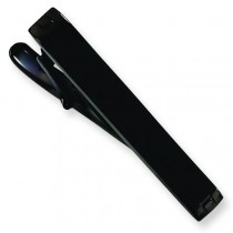 Black Plated Tie Bar in Stainless Steel