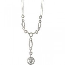 Diamond Fashion Necklace in 14k White Gold (1 Ct. tw.) (1 Ct. tw.)