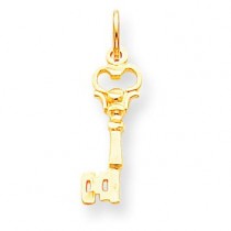 Key Charm in 10k Yellow Gold
