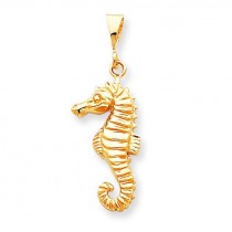 Sea Horse Charm in 10k Yellow Gold