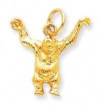 Ape Charm in 10k Yellow Gold