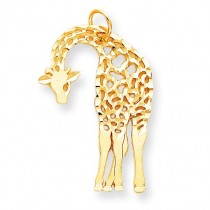 Giraffe Charm in 10k Yellow Gold