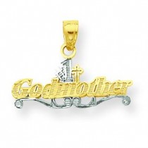 Godmother Charm in 10k Yellow Gold