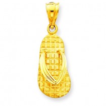 Sandals Pendant in 14k Yellow Gold