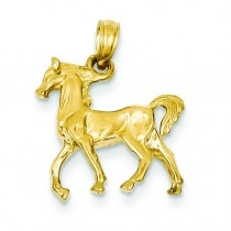 Horse Charm in 14k Yellow Gold