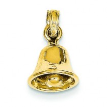 Bell Pendant in 14k Yellow Gold