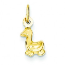 Duck Charm in 14k Yellow Gold