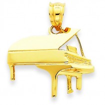 Piano Charm in 14k Yellow Gold