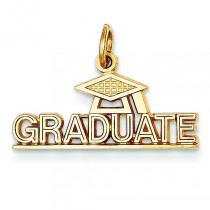 Graduate Charm in 14k Yellow Gold