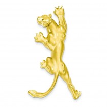 Panther Pendant in 14k Yellow Gold