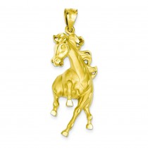 Horse Pendant in 14k Yellow Gold