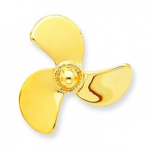 Propeller Pendant in 14k Yellow Gold