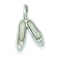 Ballet Slippers Charm in 14k Yellow Gold