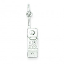 Cell Phone Charm in Sterling Silver