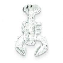 Lobster Chain Slide Charm in Sterling Silver