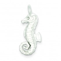 Seahorse Charm in Sterling Silver