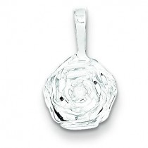 Rose Charm in Sterling Silver