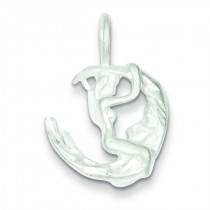 Moon Lady Charm in Sterling Silver