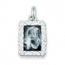 Photo Charm in Sterling Silver