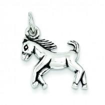 Antique Pony Charm in Sterling Silver