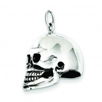 Skull Pendant in Sterling Silver