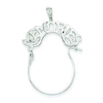 Memories Charm Holder in Sterling Silver