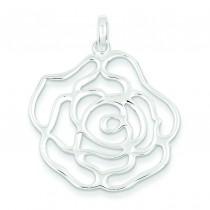 Flower Pendant in Sterling Silver
