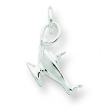 Aladdin Lamp Charm in Sterling Silver